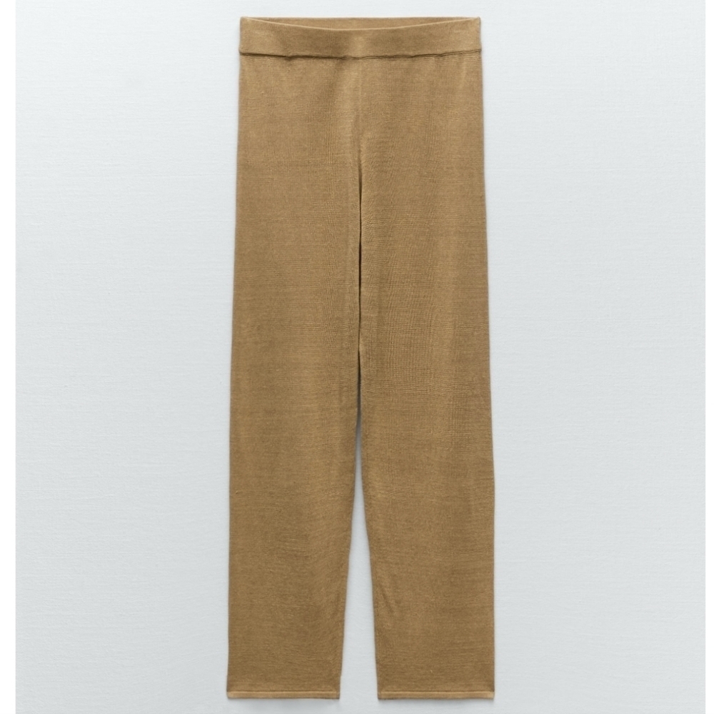 Zara linen knit pants women's medium